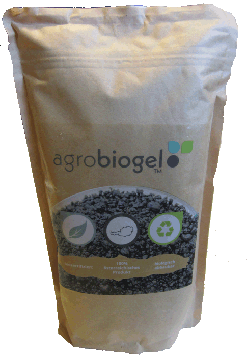 Brown bag with Agrobiogel