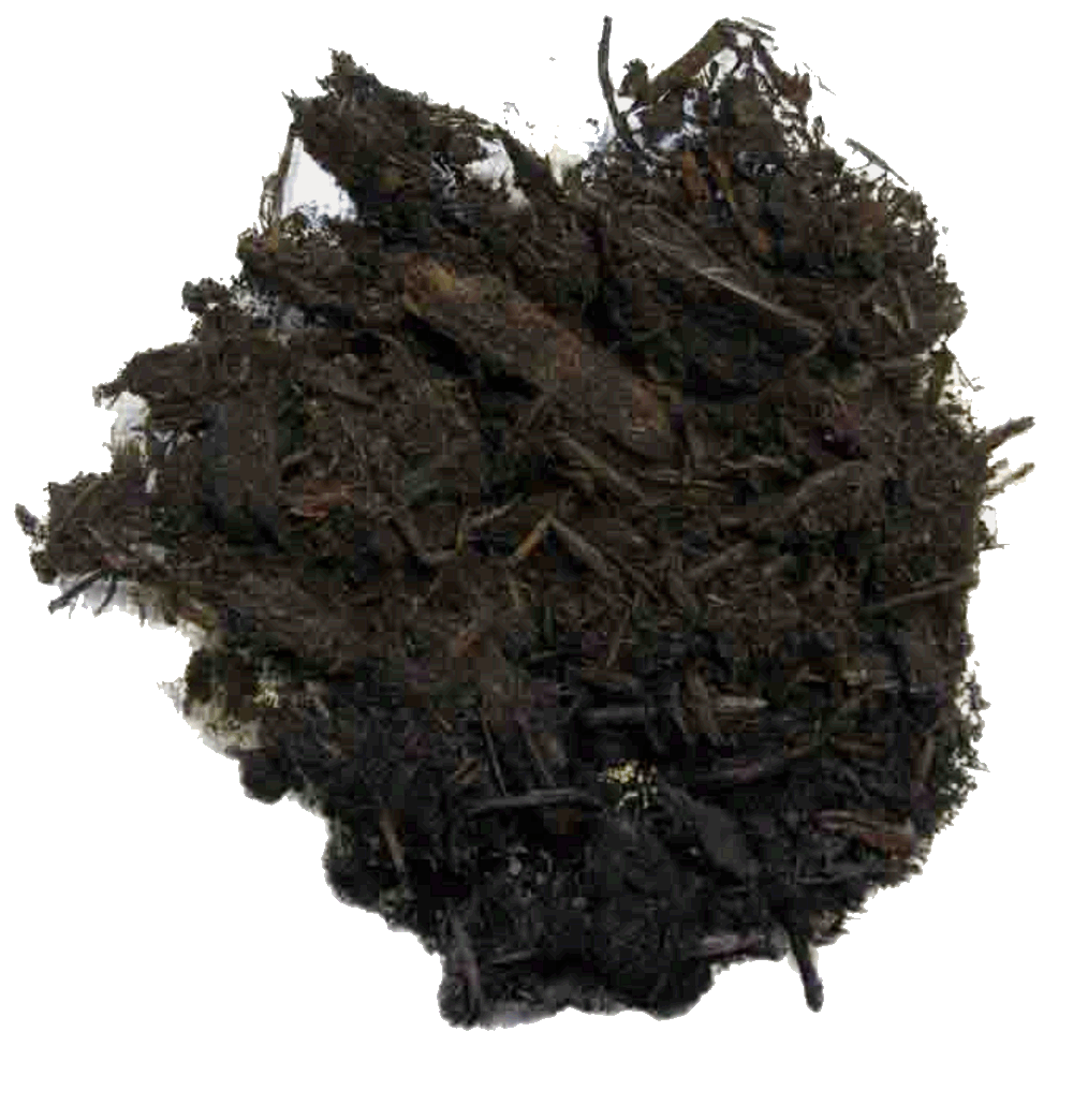 Coarse mixture of wood fibers